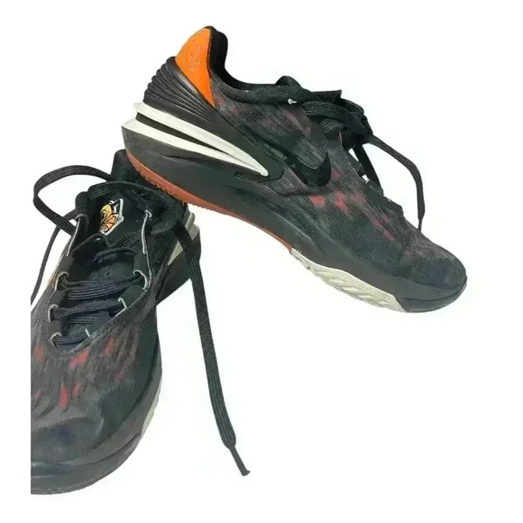 Nike Air Zoom GT Cut 2 Low Nike University Men's Basketball Orange Black 7 - Picture 9 of 13